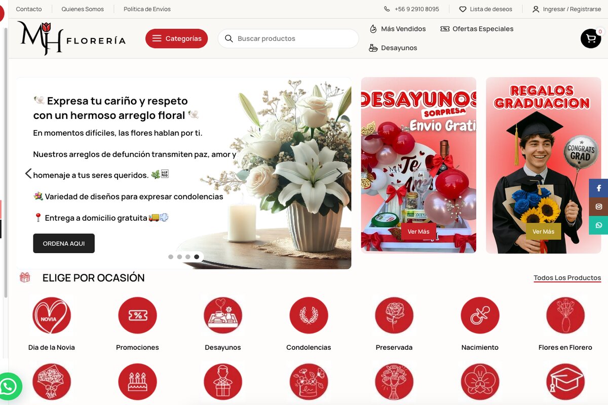 flores para condolencias