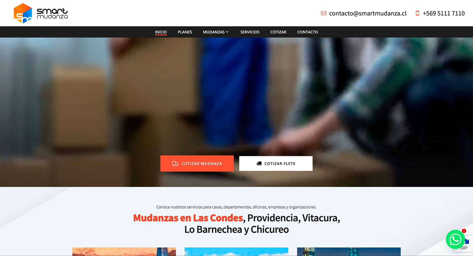 Mudanzas en la zona oriente