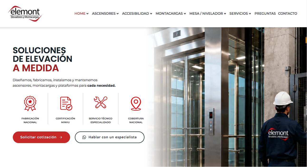 Venta de ascensores en chile